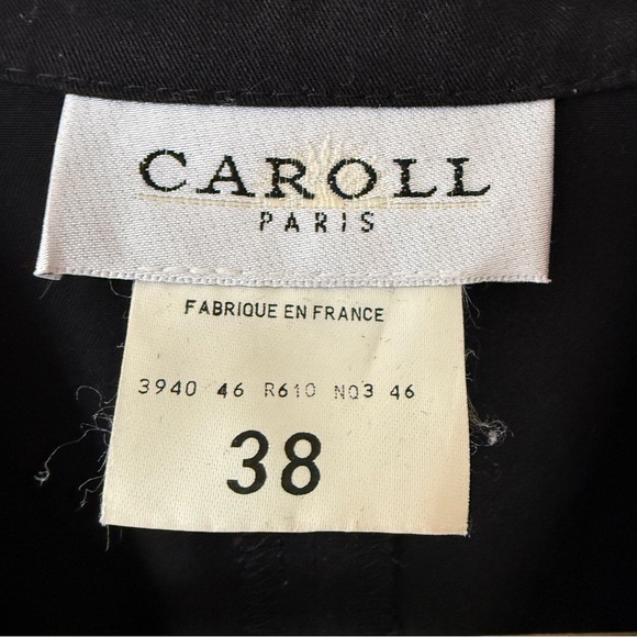 Vintage | Black Sleeveless Viscose Silk Shirt Dress | Minimalist | Size Small - Picture 4 of 8